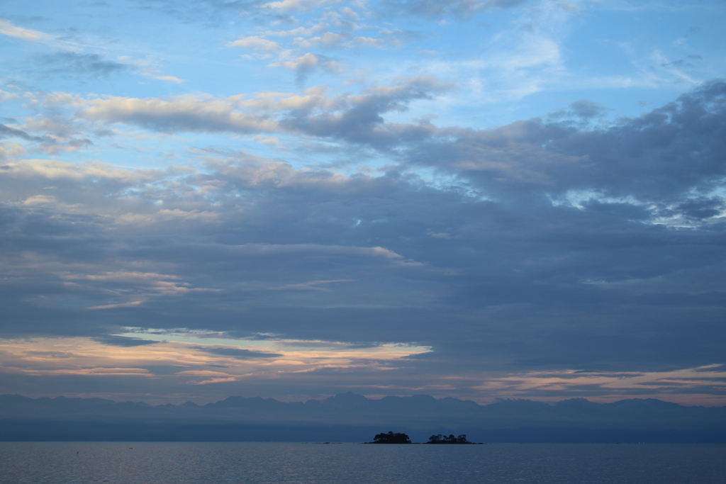 夕方の氷見海岸