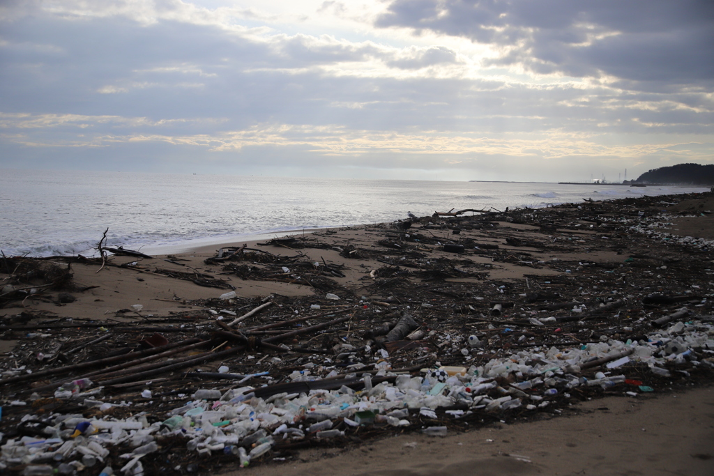 海のプラスチック
