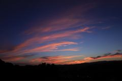 今日の夕焼け