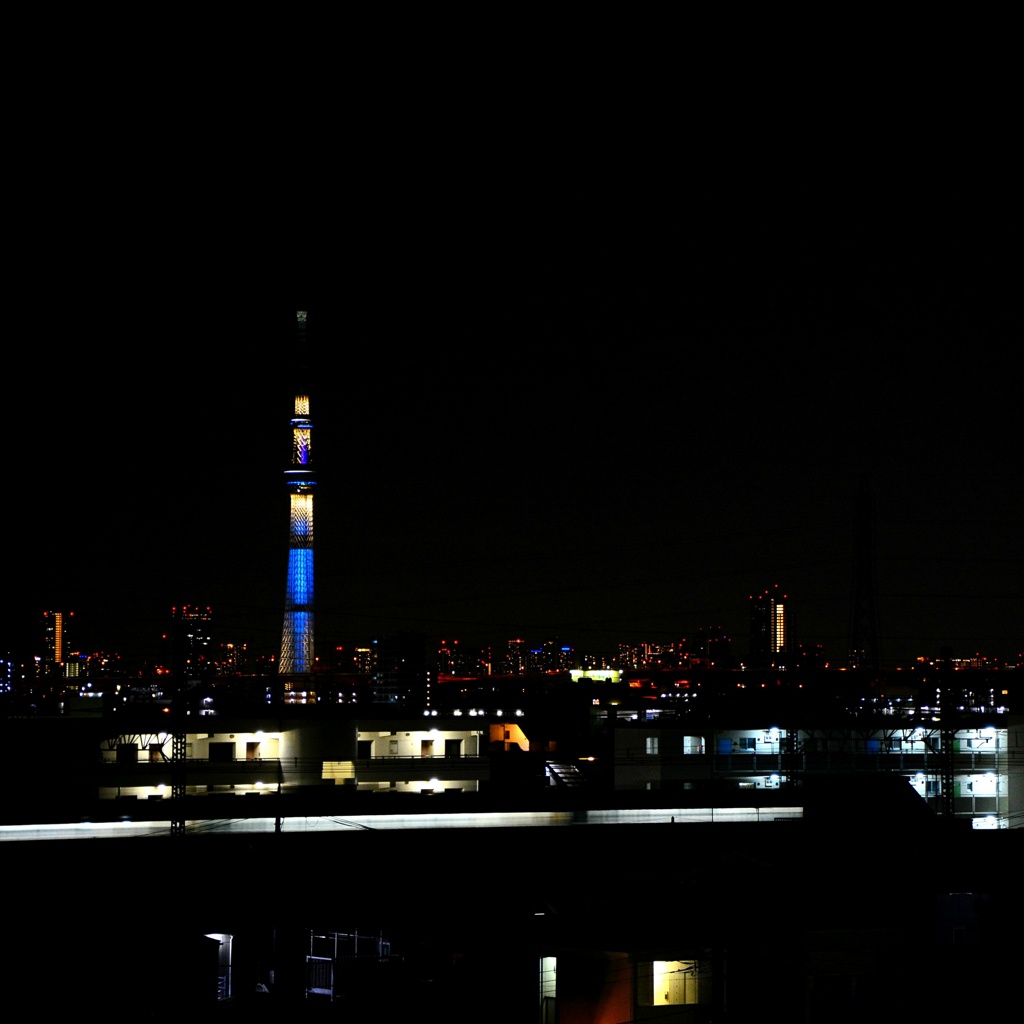 東京スカイツリー　ライトアップ