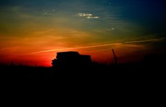 夕焼け　5月