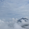 雲中の槍ヶ岳