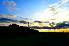 初夏の夕暮れ