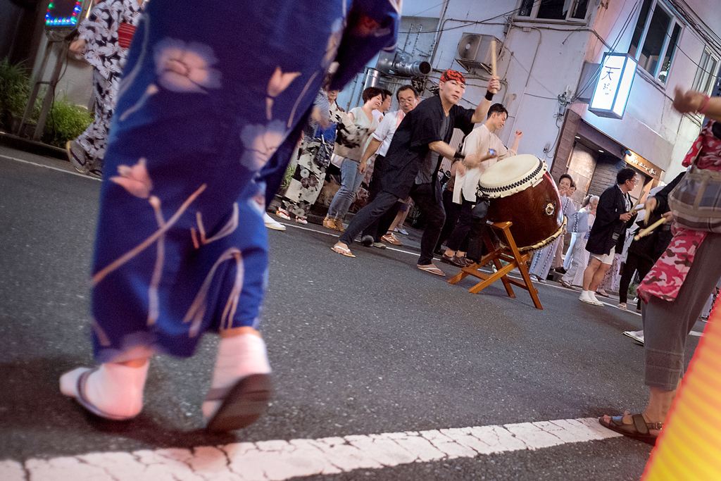 杉大門通り盆踊り 5