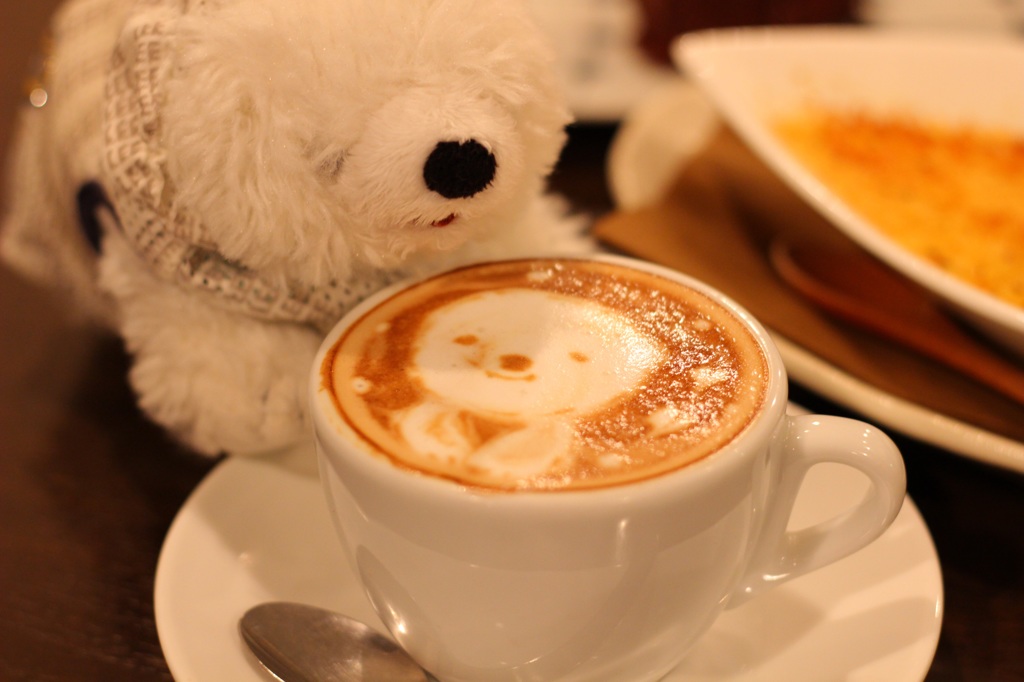 ポチラテだよ(*^_^*)