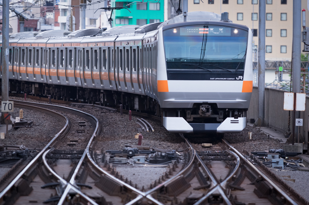 中央線快速上り電車