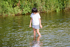 水の中になにかありますか？自分？？