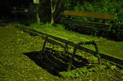 夜のベンチ１