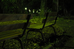 夜のベンチ３