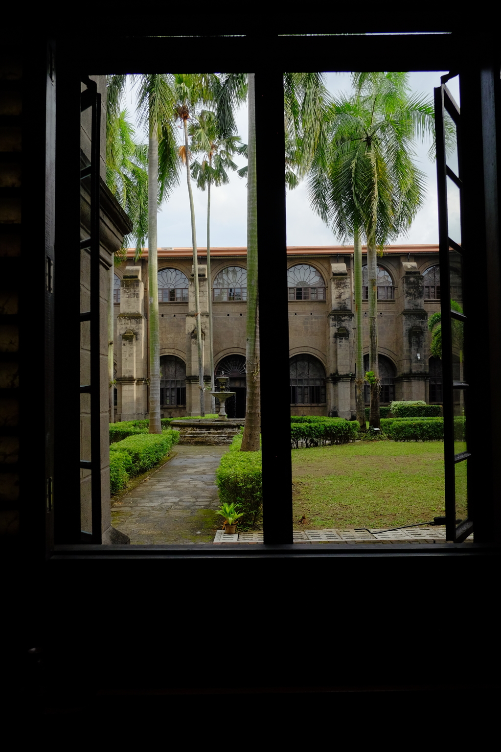 サン アグスティン教会の中庭