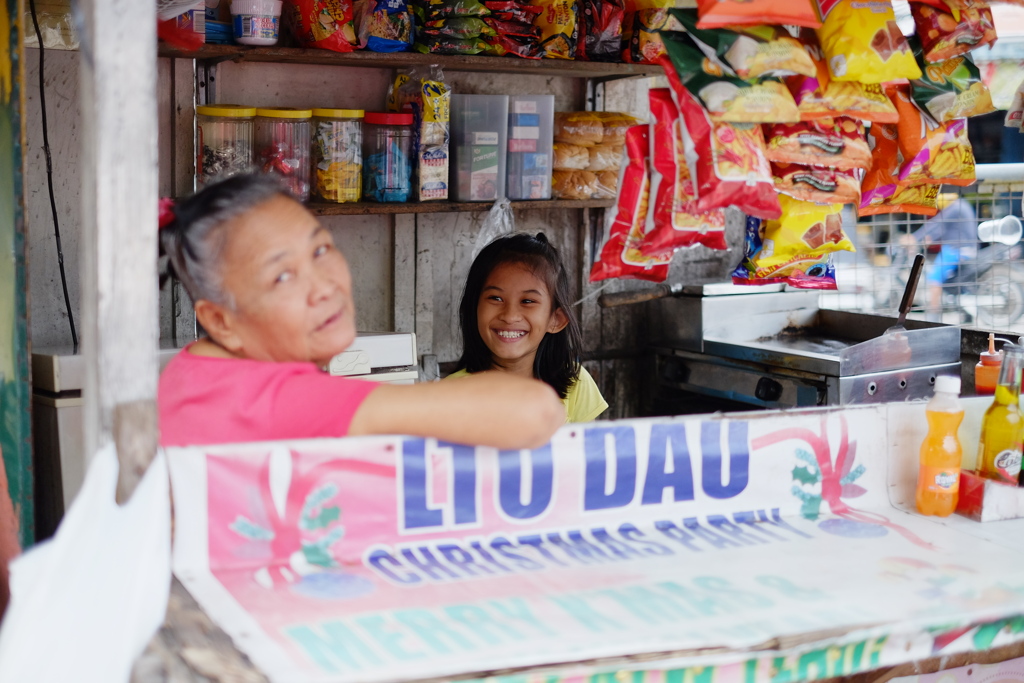 おばあちゃんと店番