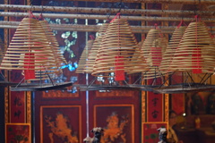 香港　Man mo寺院 1