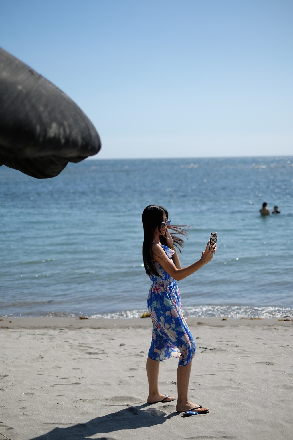 自撮り中を横(撮り）取り