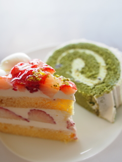 ここのケーキは絶品