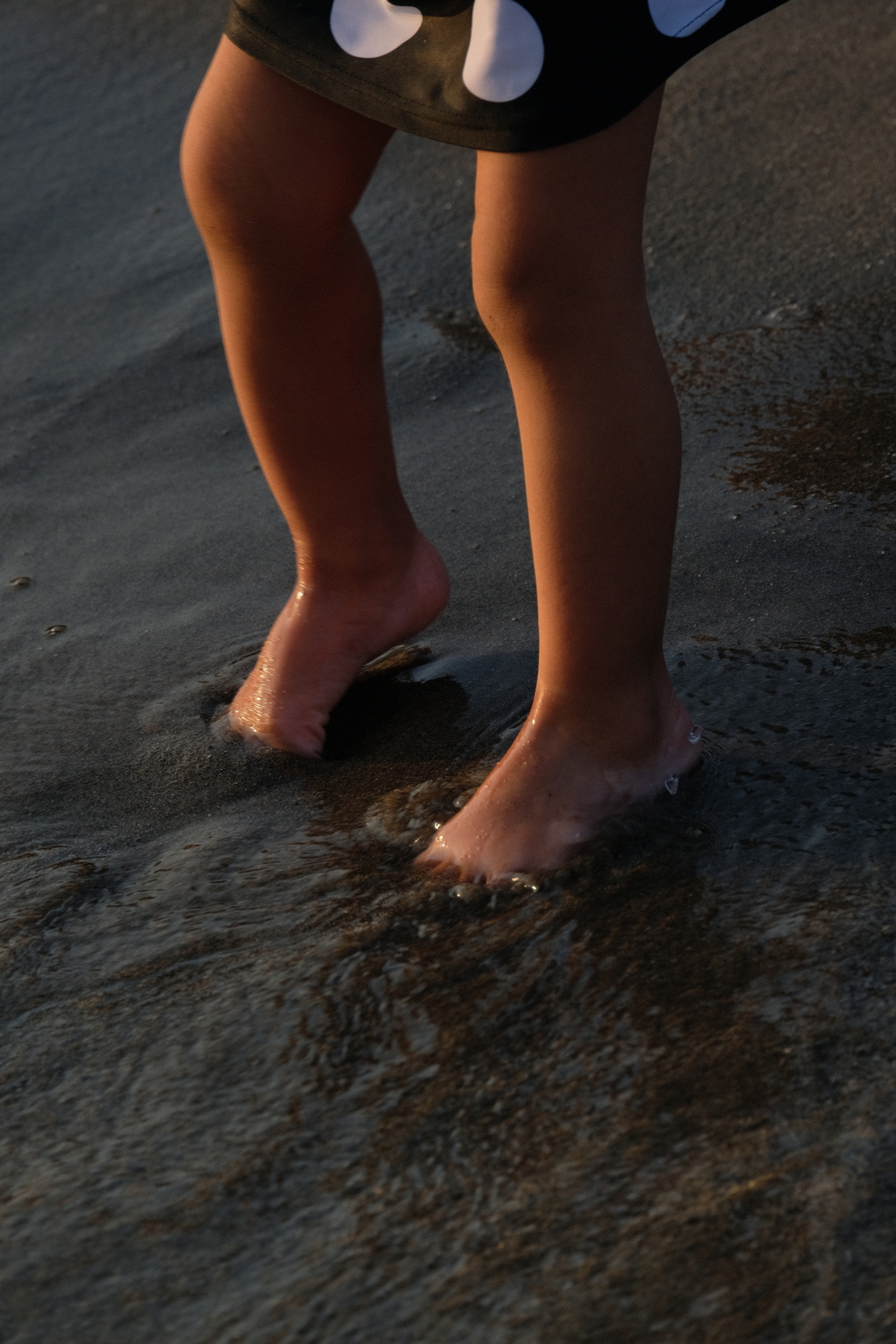 初めての海への一歩
