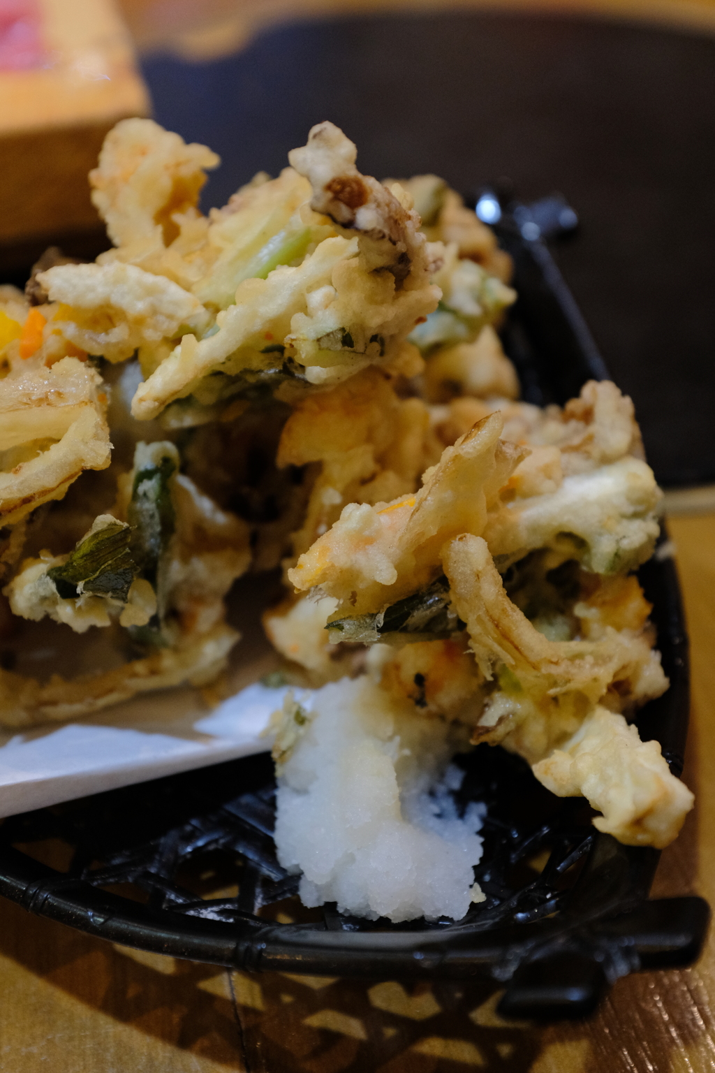 なんちゃって日本レストラン　野菜のかき揚げ