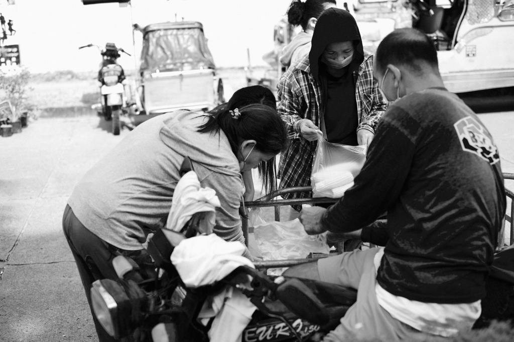 トウモロコシ売り