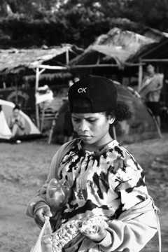 原住民の売り子さん
