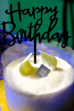 誕生日のケーキ