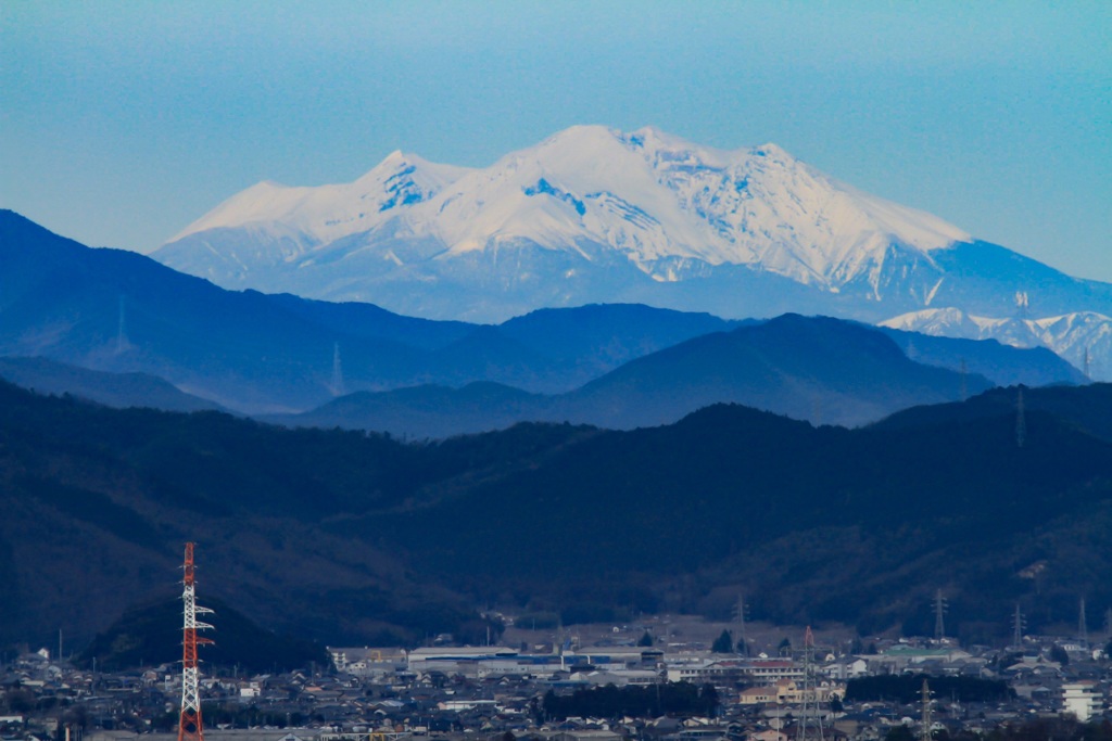 御嶽山 from 池田山